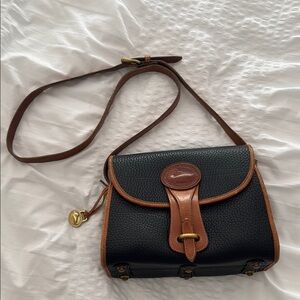 Dooney & Bourke Black and Brown Satchel